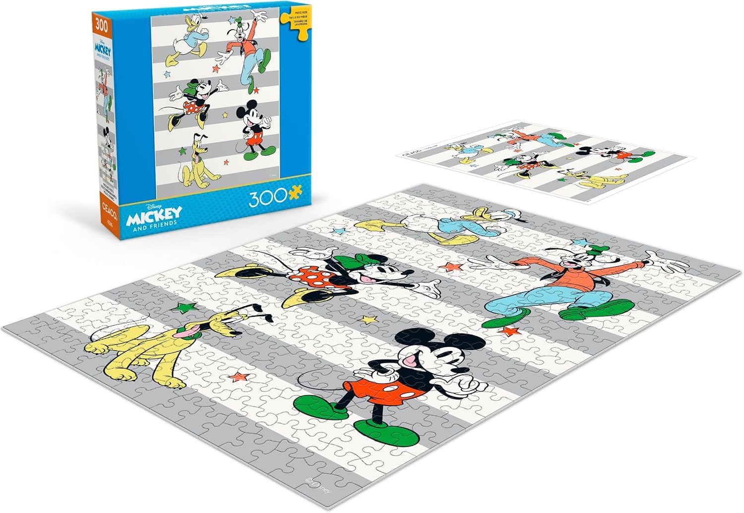 Ceaco - Disney Mickey and Friends Cozy Classic - 300 Large Piece Puzzle
