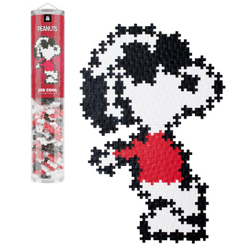 Plus Plus Puzzle By Number, Joe Cool - 275 Piece Mini Hashtag Blocks, Puzzles for Adults & Kids - Peanuts Merchandise