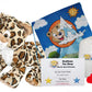 Make Your Own Stuffed Animal Charlie The Cheetah 16"- No Sew - Kit with Cute Backpack!