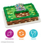 Minecraft Cake Topper, Birthday Cake Decoration Featuring Steve, Alex, Creeper, & More! Food Safe, Ready To Use - 1 Piece