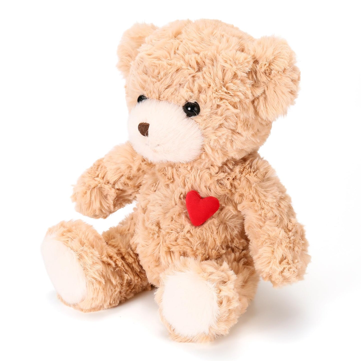 ABEARCAR Red Heart Teddy Bear Stuffed Animals,Soft Cute Teddy Bear Plushies Toy - Valentine's Day, Christmas for Kids Girlfriend