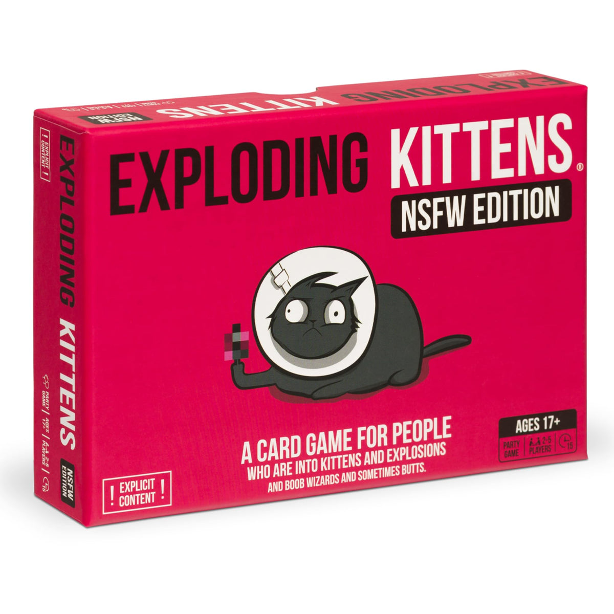 Exploding Kittens NSFW Edition, 2-5 Players, Ages 17+ Card Game