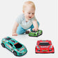 ZOHANINDL 7 inch Friction Power Car Toys Set, Push and Go Pull Back Trucks Wind up Race Car 3 Pack Suitable for Toddlers 3 4 5 6 7 Year Old Kids Toys