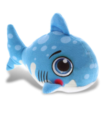 DolliBu Blue Shark Stuffed Animal Plush Toy, Kids & Adults Huggable Shark Cuddle Gifts, Cute Stuffed Animals for Toddler & Baby's First Sea Creature