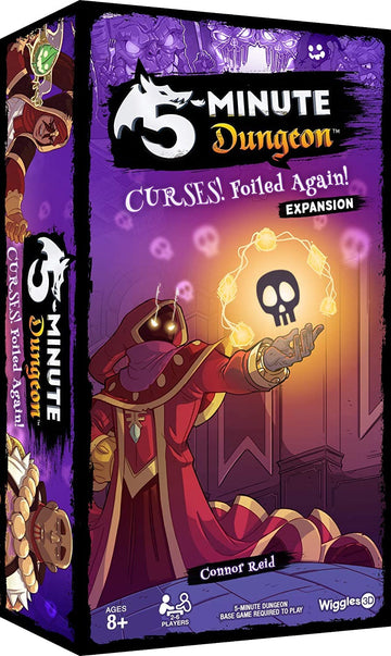 Wiggles 3D 5-Minute Dungeon: Curses! Foiled Again! Expansion | Real-Time Cooperative Board Game Add-On | New Heroes, Curses, Artifacts | 1-6 Players |