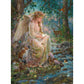 Bits and Pieces - 1000 Piece Jigsaw Puzzle for Adults - Embellished Glitter - Mother Nature - Forest Fantasy Angel Jigsaw Puzzle by Artist Liz