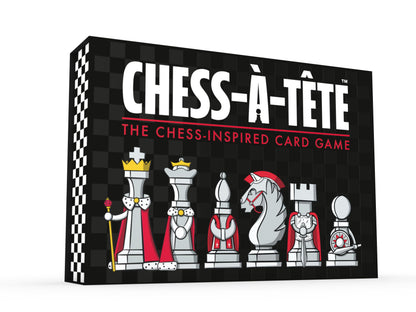 Chess-à-Tête - 2 Player Strategy Card Game for Adults & Teens | Chess-Inspired Tactical Battles | Fast, Portable, Easy to Learn
