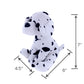 Plushland Pawpal Paw Pal Stuffed Animal Teddy Bear Toys Puppy Dog 8", Birthday Holiday Halloween Christmas Bone Best Friend (Dalmatian)
