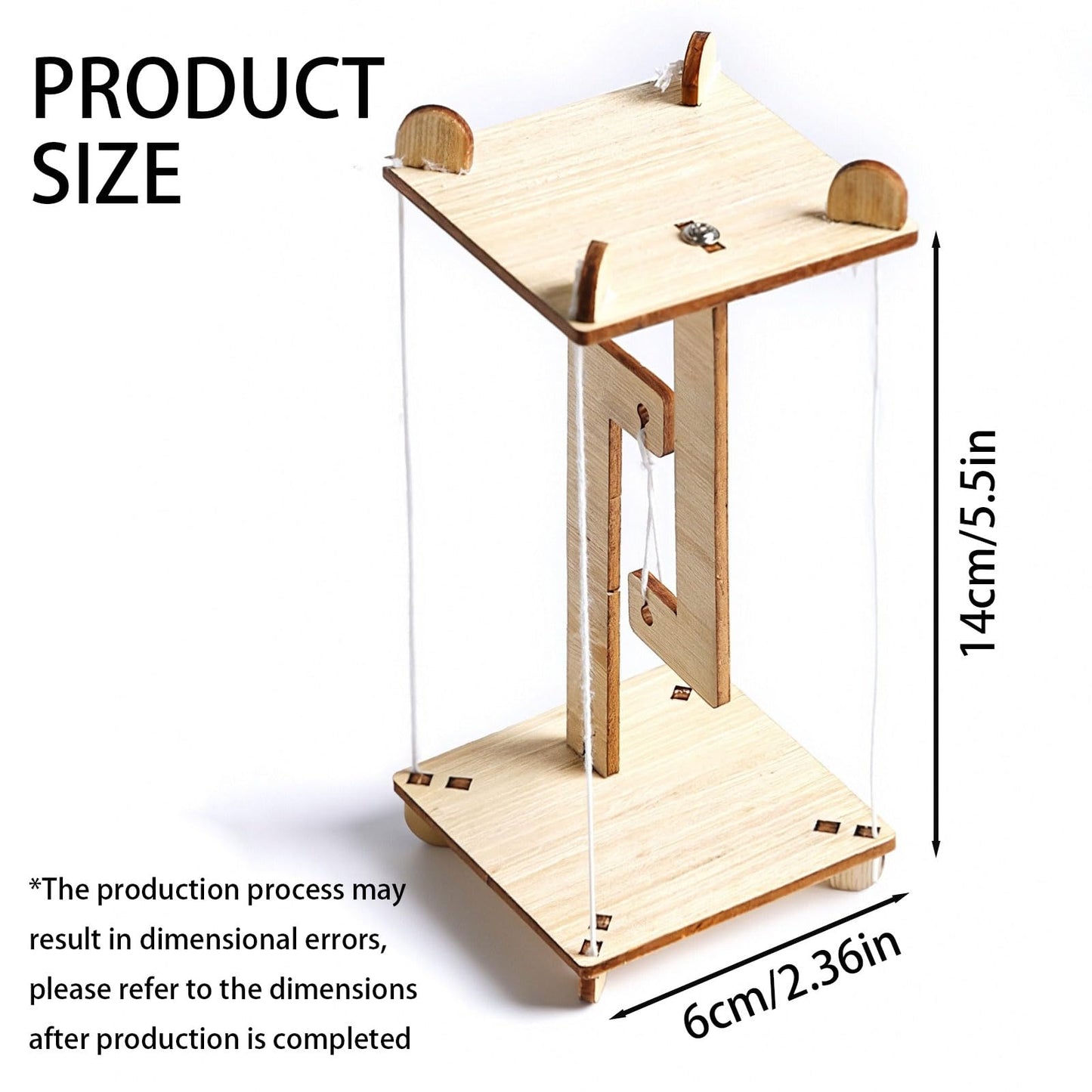 Hikiwin DIY Wooden Floating Building Science Kit, Creative Tensegrity Building Education Model Kit, Anti Gravity Structure Building Blocks Science
