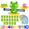 ISMETACU Frog Balance Math Toy for Preschool - Cool Counting Manipulatives and STEM Learning Materials for Kids Ages 5-7, Fun Number Match Activity