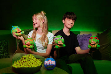 Snackles 5" Plush Teenage Mutant Ninja Turtles Edition by ZURU, Cuddly Squishy Comfort Plush with Teenage Mutant Ninja Turtles Theme and Pizza Snack