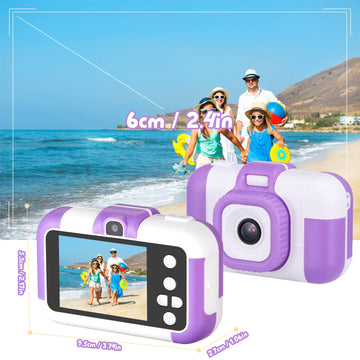 SUZIYO Children Camera, Birthday Electronic Toys for Kids, Upgrade Toddlers Selfie Digital Camcorder 1080P for Age 4-7 Years Old Boys Girls with 32G