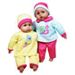 Lissi: Twin Highchair & Baby Dolls Set - Pink & Yellow - Includes 2 14" Dolls & Outfits, Feeding Accessories, Double Seat Highchair, Kids Ages 2+