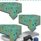 Oojami Video Gaming Party Supplies 3 Pack, 54x108" Table Covers + Banner