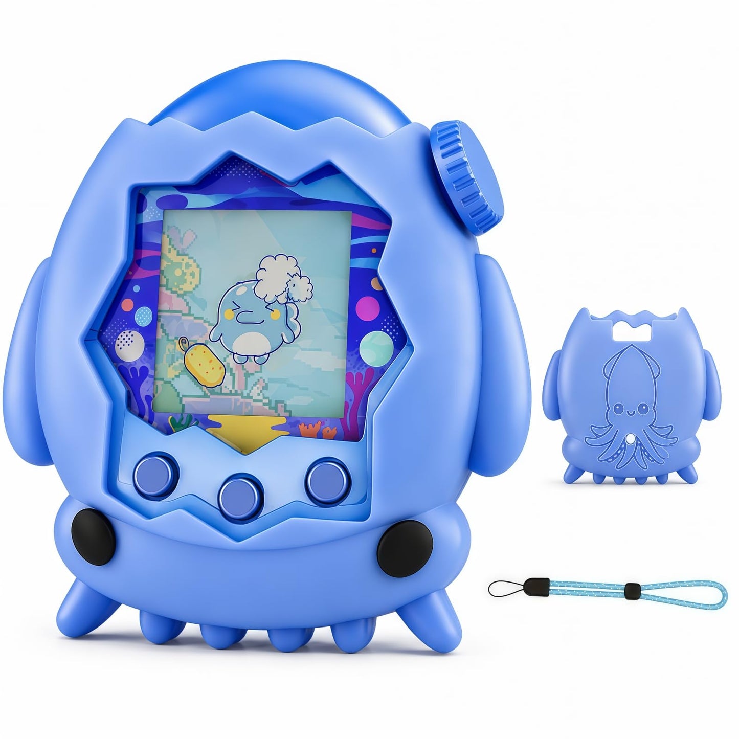 Ultimate Protective Cover for Tamagotchi Paradise,Shockproof, Scratch-Resistant & Super Soft Silicone Case with Secure Lanyard for Tamagotchi Cover