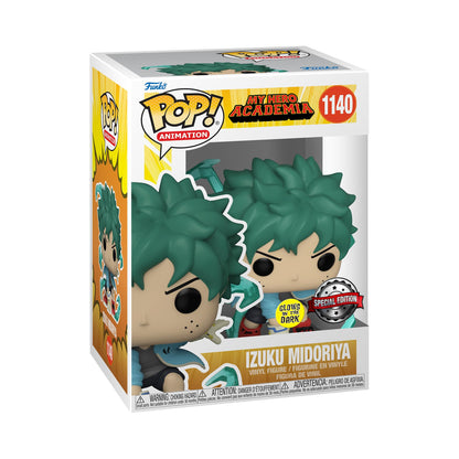 Funko Pop! Animation: My Hero Academia (MHA) - Deku with Gloves - Glow in The Dark - My Hero Academia and 2 - Collectible Vinyl Figure - Gift Idea -