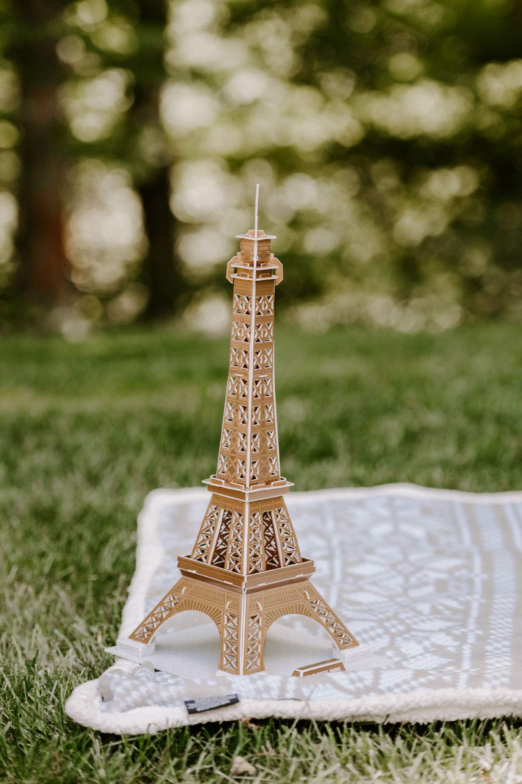 Little Learning Hands 3D Puzzles for Adults and Kids | France Eiffel Tower Puzzle 3D Model Kit | Eiffel Tower Architecture Model Building Kit |