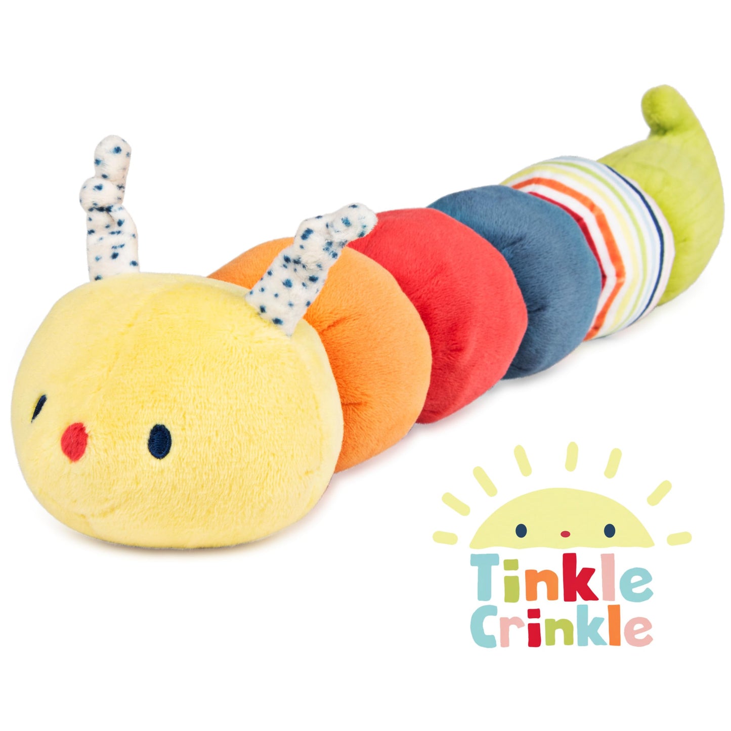 GUND Baby Tinkle Crinkle Caterpillar 14-Inch Sensory Stuffed Animal