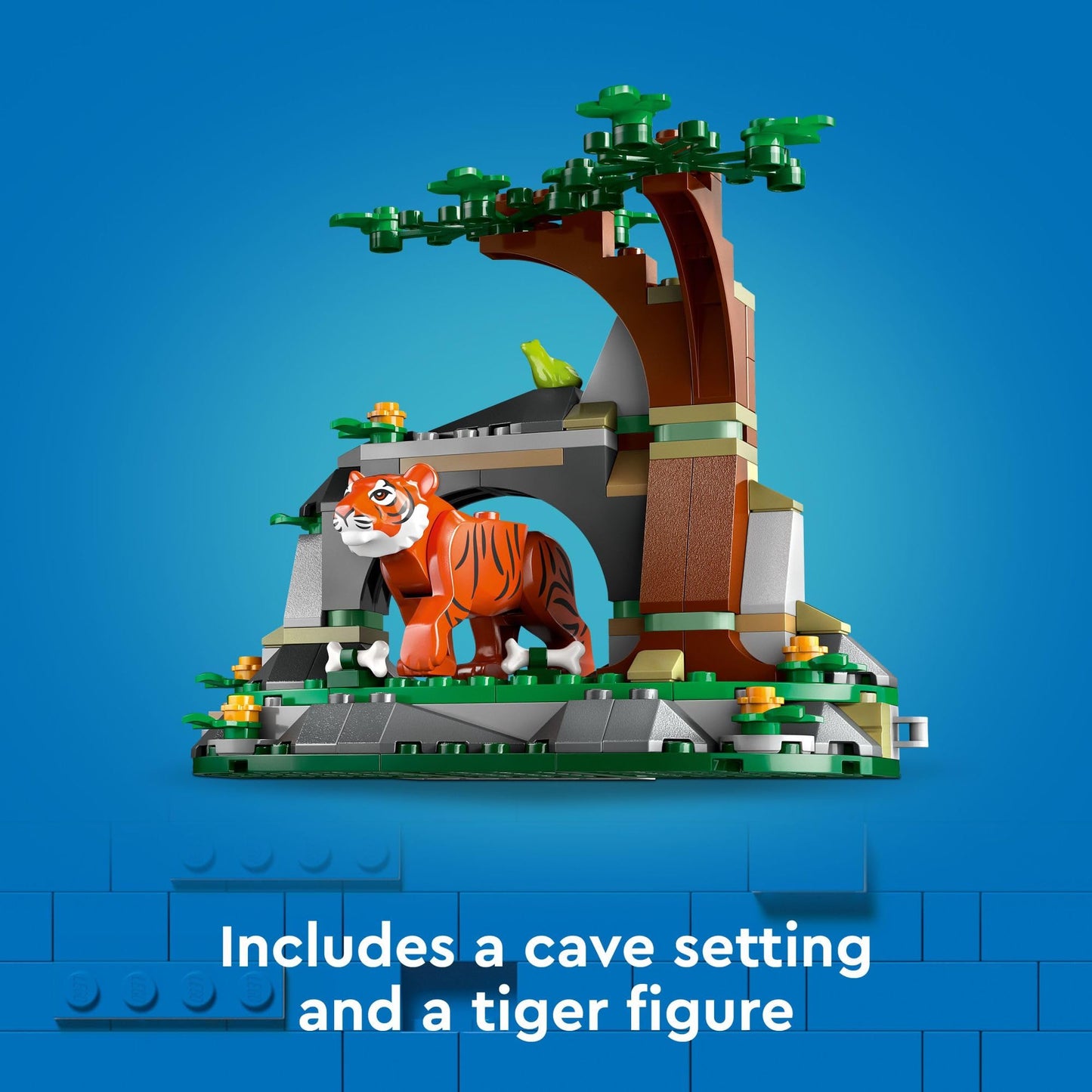 LEGO City Jungle Explorer Off-Road Truck, Jungle Toy Building Set for Kids Aged 6 and Up, Fun Birthday Gift Idea, Off-Road Truck Vehicle, 3 Adventurer