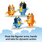 LEGO Bluey Brick-Built Bluey Family - Building Toy for Girls & Boys, Ages 5+ - Figures for Play or Display - Kids Bedroom or Desk Decor - Gift