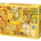 Cobble Hill 1000 Piece Puzzle - Rainbow Collection: Yellow - Sample Poster Included