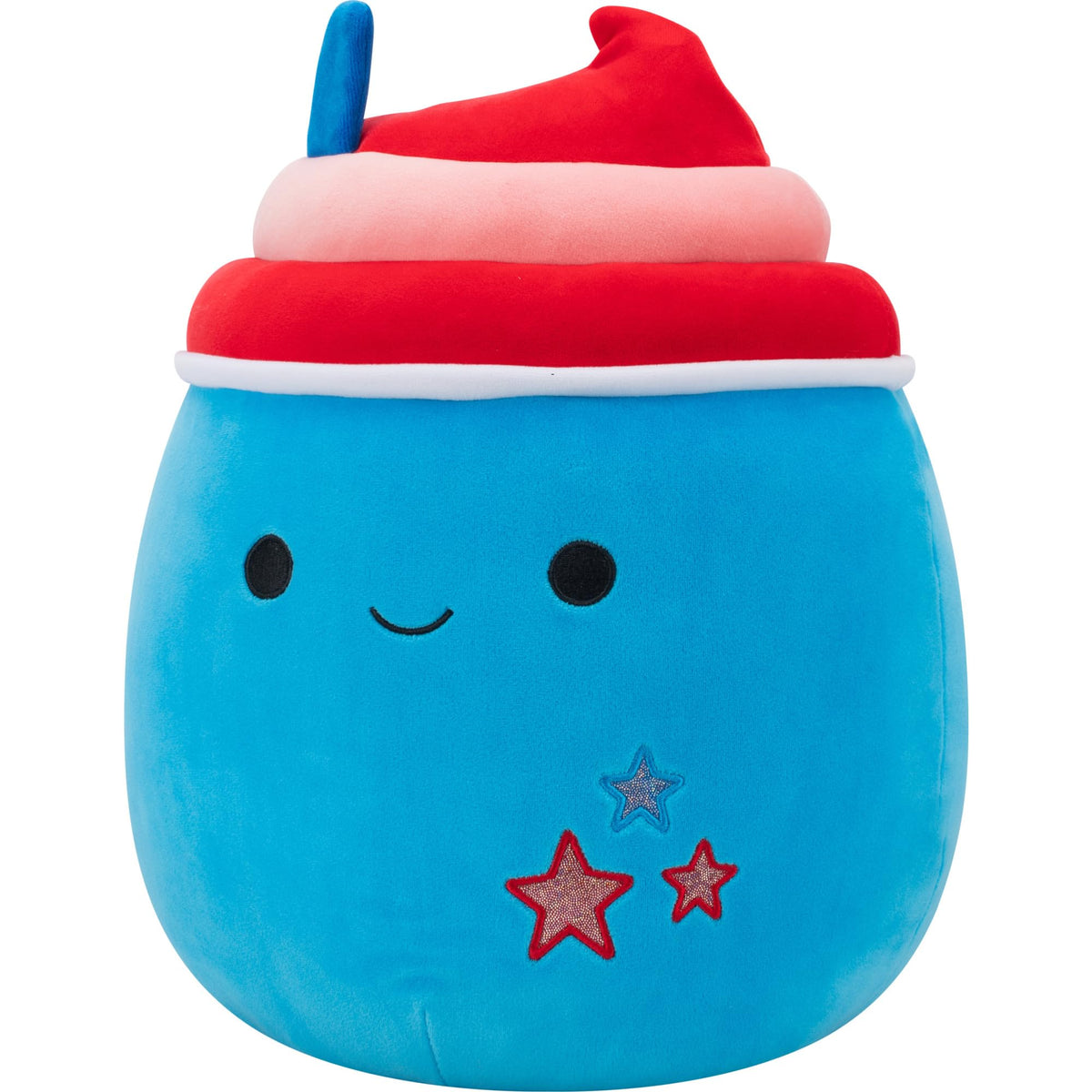 Squishmallows Original 12in Izaak the Blue Slushy with Star Embroidery - Official Jazwares Plush (Medium-Sized)