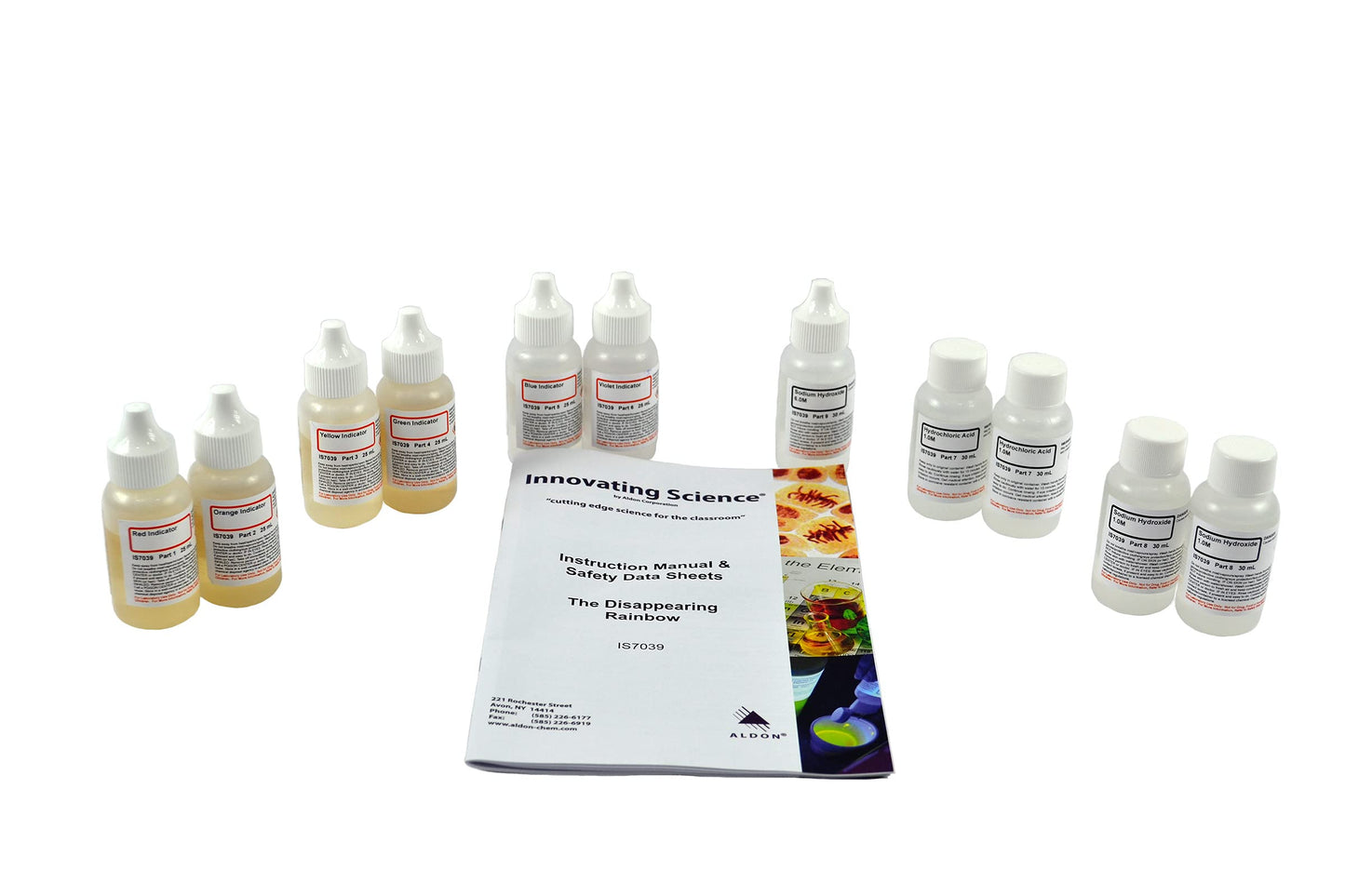 ALDON Innovating Science - Disappearing Rainbow Chemistry Demo Kit