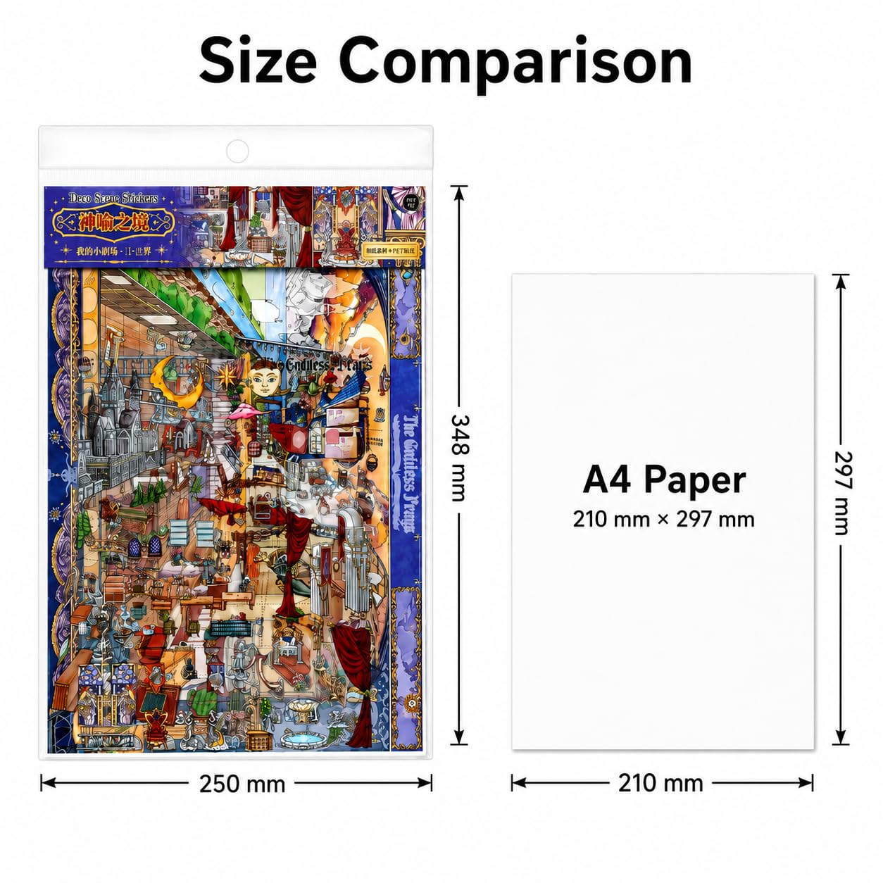 ZAYALI Large 3D Sticker Scene Book for Adults & Teens, DIY Isometric House Scenes, Large Build-Your-Own Room Sticker Set, Relaxing Sticker Therapy Art