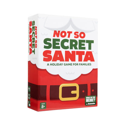 Not So Secret Santa Holiday Card Game by Relatable, Fun Game for Family Reunions or Christmas Parties, Stocking Stuffers for Kids 8+