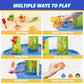 Wee Wonders 3-Tier Water Table with Adjustable Umbrella for Kids, Blue