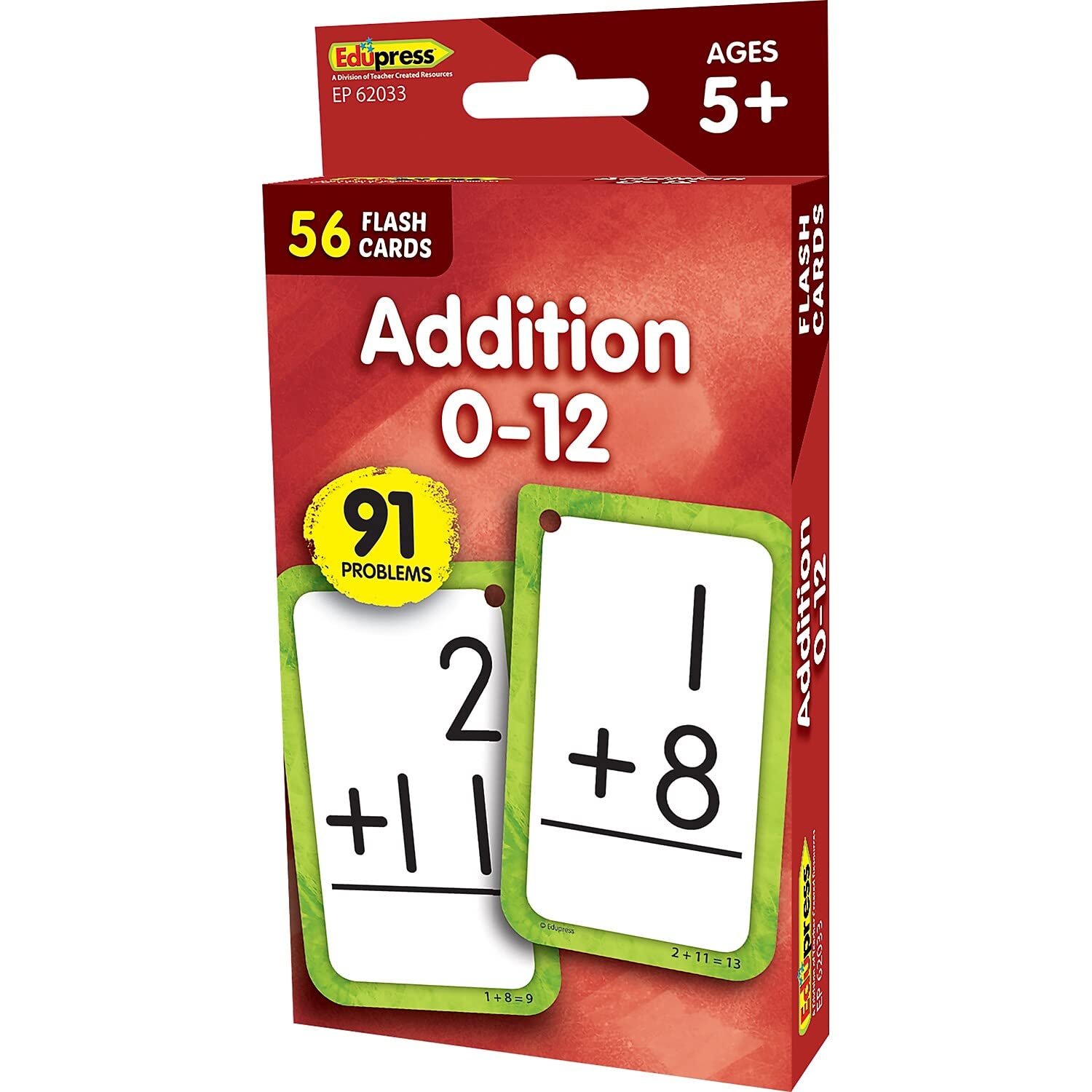 Teacher Created Resources Addition 0-12 Flash Cards (EP62033)
