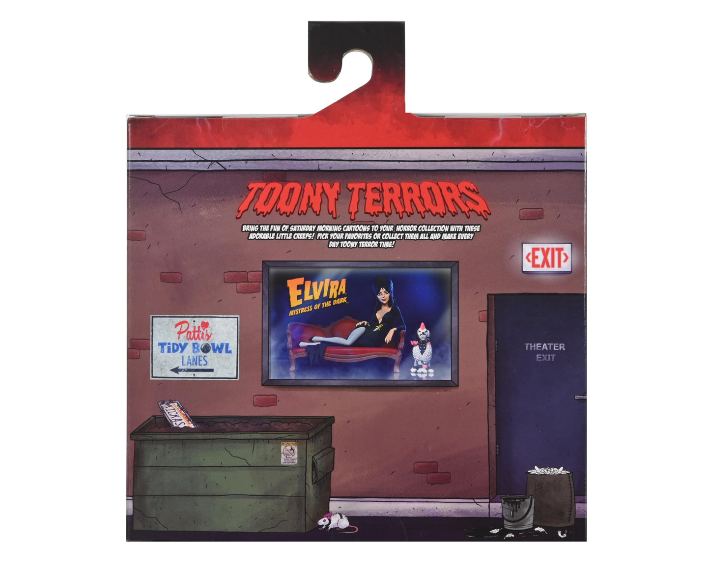 NECA - Elvira on Couch (Toony Terrors) 6" Action Figure Boxed Set