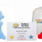 Make Your Own Stuffed Animal Mini 8 Inch Blue Patch Heart Teddy Bear Kit - No Sewing Required!
