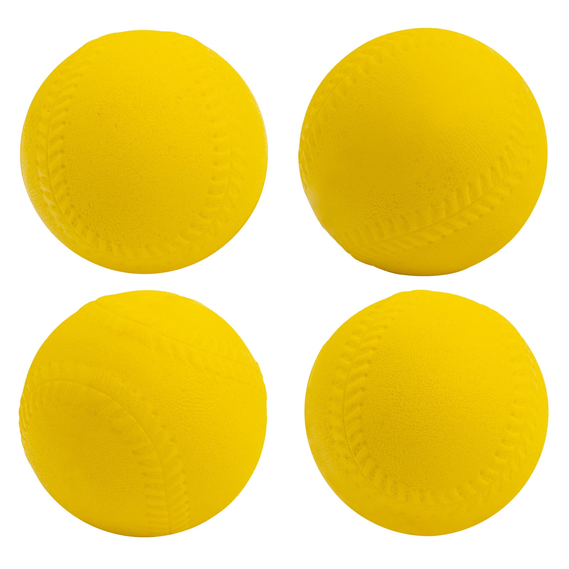 Franklin Sports XT Foam Replacement Baseballs - 4 Pack - Yellow