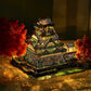 3D Metal Puzzle Osaka Castle Model Kits with LED and Tools, DIY Assembly Architecture 3D Metal Model Kits to Build for Adults - 180 Pieces