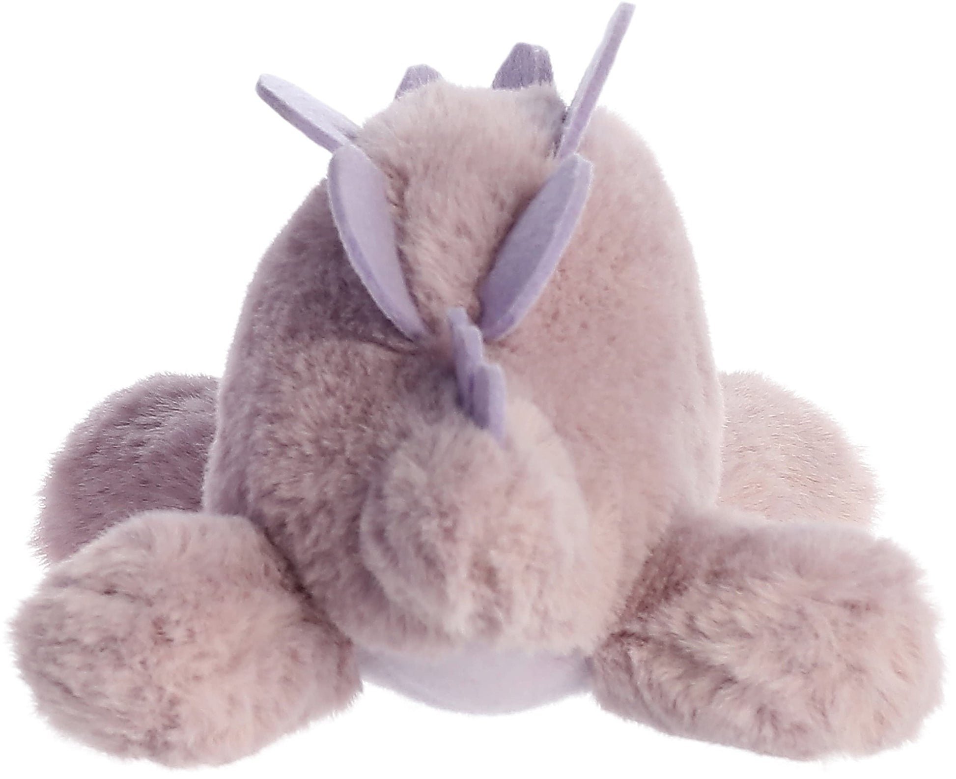 Aurora® Adorable Mini Flopsie™ Stegosaurus Stuffed Animal - Playful Ease - Timeless Companions - Purple 8 Inches