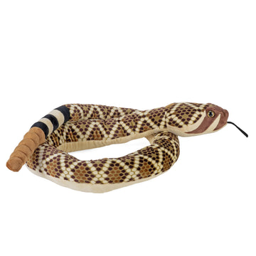 Wild Republic Snakesss Western Diamondback Rattlesnake Stuffed Animal - 70"