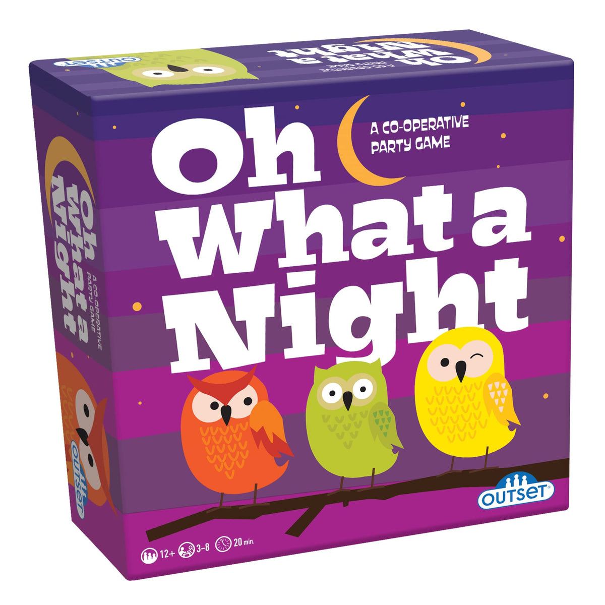 Outset Media Oh What A Night Game - Cooperative Family Party Game, Outset Media, Fun Guessing Game for Parties, Families & Holidays, Wacky Game Night