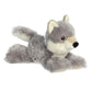 Aurora® Responsibly Made Eco Nation™ Eco Softies™ Wolf Stuffed Animal - Ideal for Playtime Adventures - Perfect for Birthdays or Just Because - Gray 9