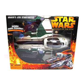 Star Wars Anakin's Jedi Starfighter Green ROTS with Action Figure