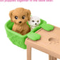 Barbie Chelsea Doll & Skate Park Playset with 2 Puppies, Skate Ramp, Scooter & 15+ Accessories, Brunette Small Doll with Blue Eyes