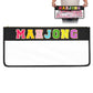 eurovicky Clear American Mahjong Tile Bag, Elegant Black