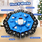 Hydrathy Family Board Word Games for Kids & Adults with Display Timer, Fast Paced 24-Letter Learning Party Card Game with 2 Modes & 220 Topics, Kids