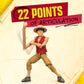 One Piece Monkey D. Luffy Action Figure, 6? (15 cm) with 6 Accessories, Includes Swappable Arms and Legs, Wanted Poster, and Berry Coin Display Base
