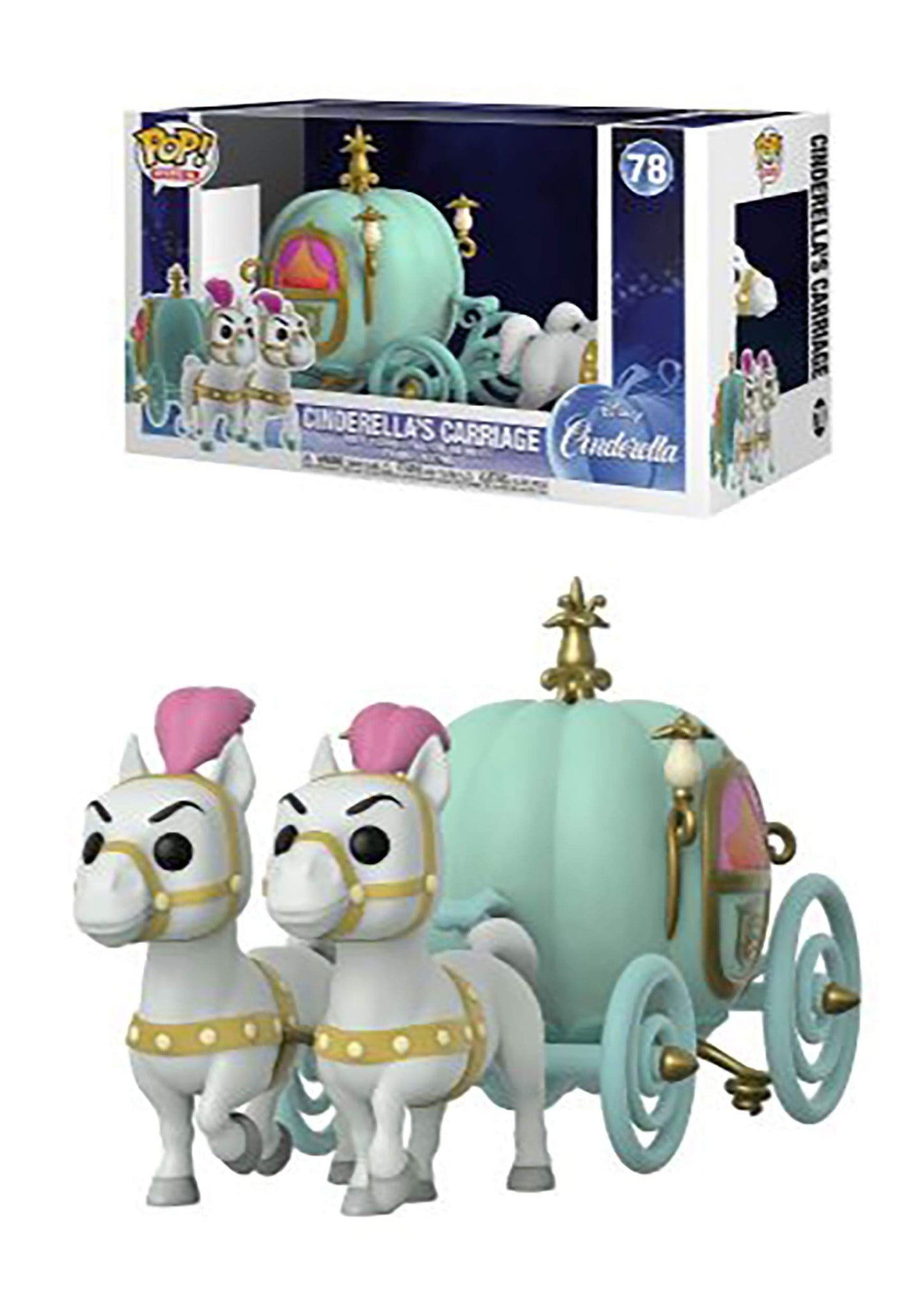 Funko POP! Town: Disney Cinderella - Carriage with Fairy Godmother