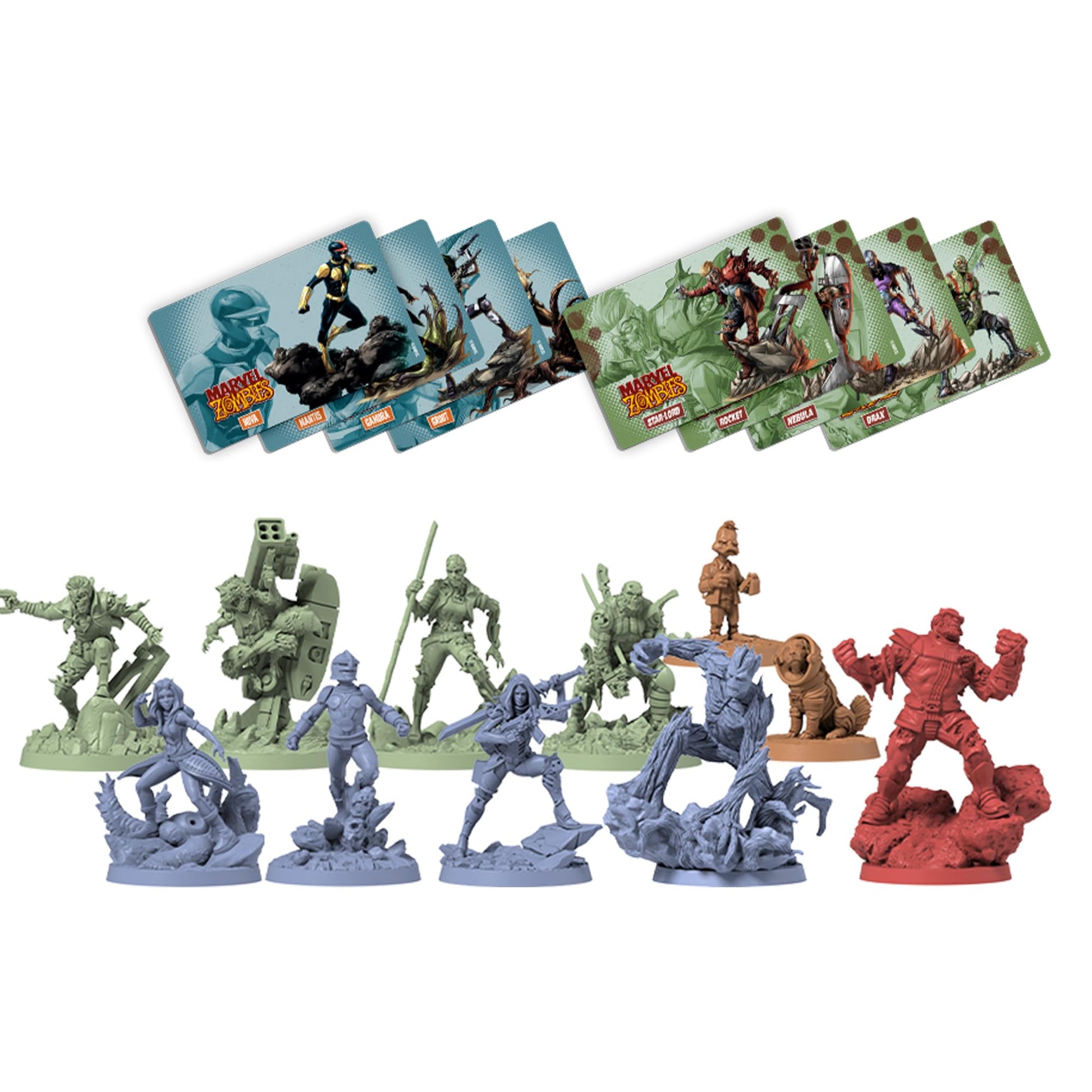 Marvel Zombies: A Zombicide Game - Guardians of the Galaxy - Fight the Undead Threat in the Depths of Space! Cooperative Strategy Game, Ages 14+, 1-6