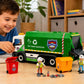 Tiny Force Garbage Truck Toy Set with 2 Action Figures, Dumpster, Trash Bin, Cleanup Accessories & Pretend Trash, Ages 4+