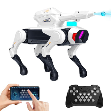 Robot Dog | Interactive Pet Smart Toy with Fun & Clear Voice, Tons of Cool Moves | App & Remote Control, Bionic Walking | Funny Gift for Kids Ages
