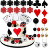 29 PCS Casino Cake Decoration Dice Poker Chips Ball Cake Topper Set