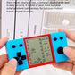 CUZCOP Retro Brick Game Game Blue-red Color Design Built-in 26 Cube Block Games Leisure Entertainment Electronic Block Puzzle Children/Student/Parents